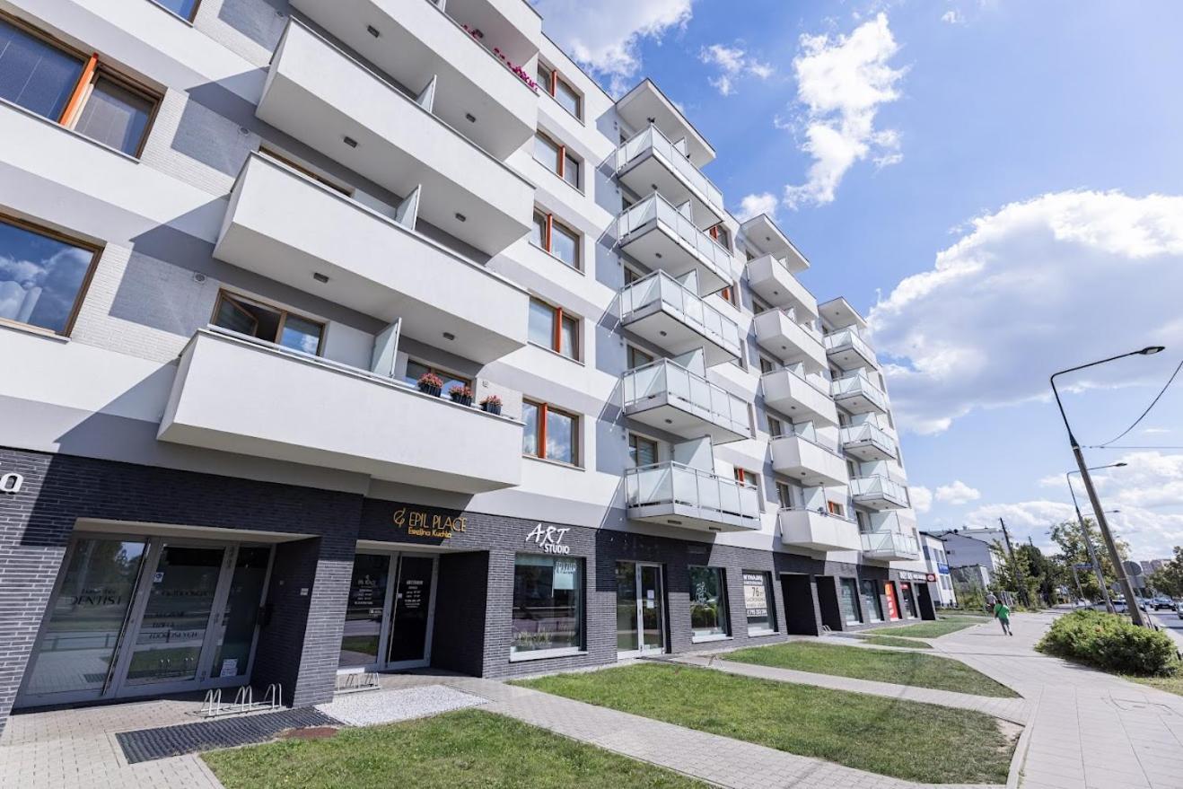 Fajny Apartament Z Parkingiem, Obok Metra. Βαρσοβία Εξωτερικό φωτογραφία